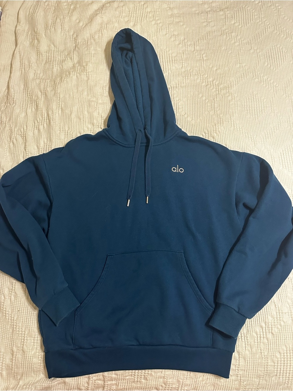 Alo Men’s Accolade Hoodie in Eclipse Blue